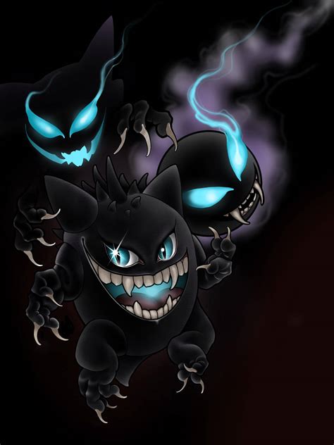 gengar fan art wallpaper|[165+] Gengar Wallpapers HD .